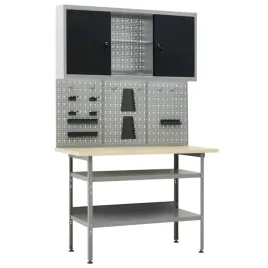 stolik-roboczy-z-trzema-panelami-sciennymi-i-szafka