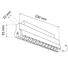 lampa-na-listwie-do-szyn-magnetycznych-komatsu-6599-led-12w-3000k-czarna