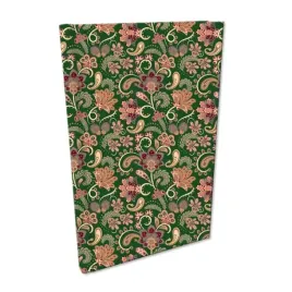 notes-a5-kratka-soft-touch-paisley-kwiaty-green