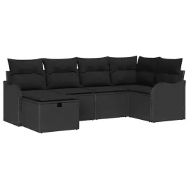 zestaw-sof-na-ogrod-z-poduszka-6-szt-czarny-polirattan