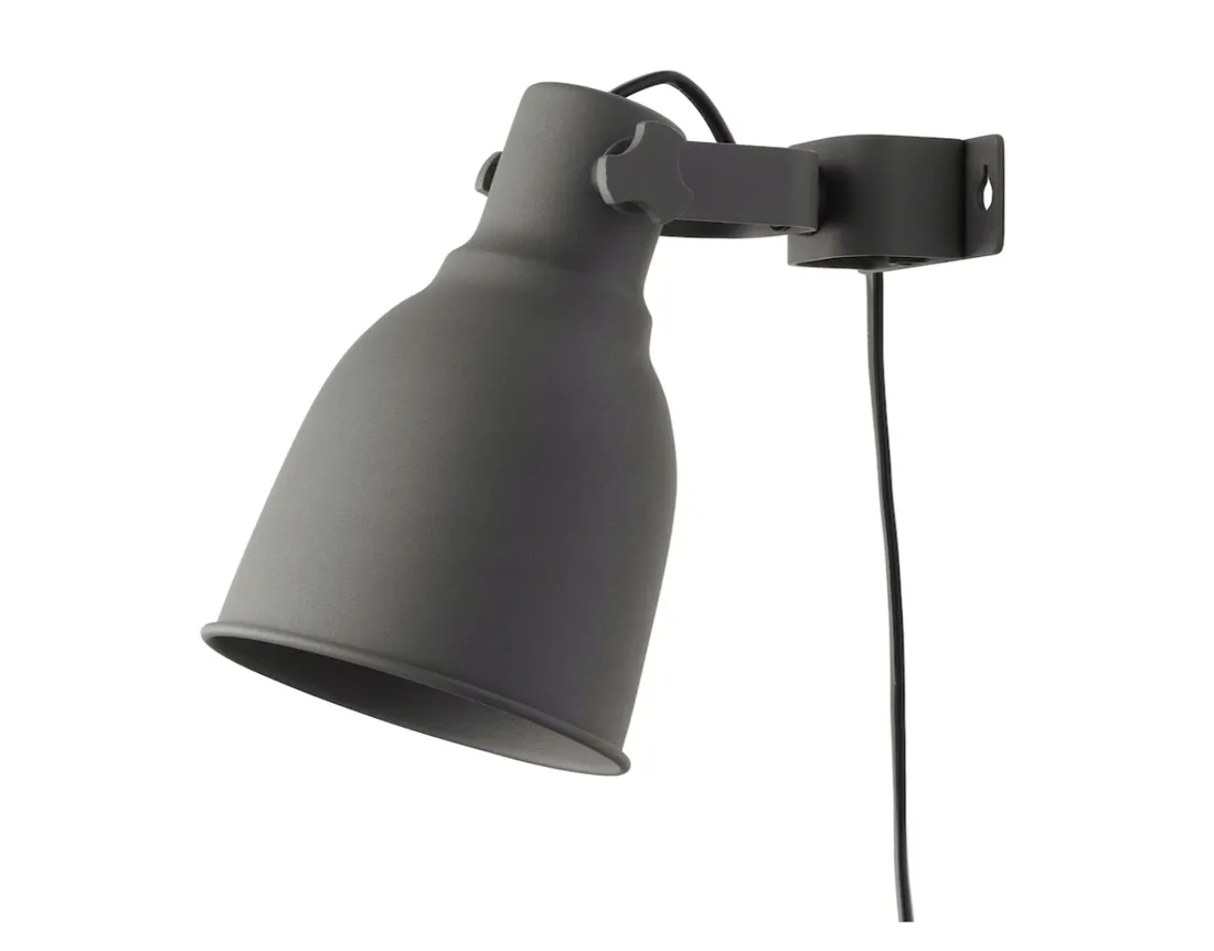 ikea-hektar-reflektor-z-klamra-scienny-ciemnoszary