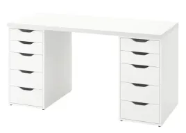 ikea-lagkapten-alex-biurko-z-szafkami-140x60-bialy