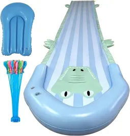 zjezdzalnia-dmuchana-wodna-482-cm-podwojna-z-deskami