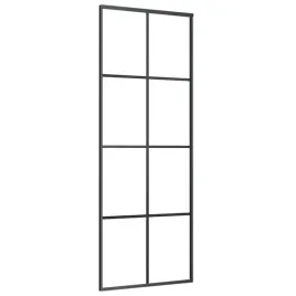 przesuwne-drzwi-szklane-czarne-76-x-205-cm-aluminiowa-rama-esg-5-mm