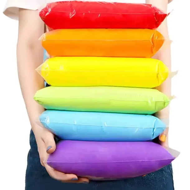 CLAYDOLL MAGICZNA PLASTELINA PIANKOLINA W WORKU WORECZKU 1KG