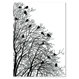 obraz-dekoracyjny-feeby-ptaki-galezie-120x80-cm