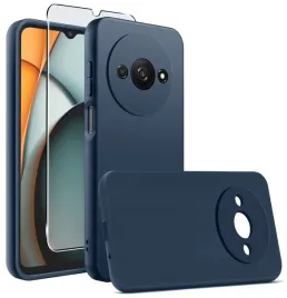 etui-do-xiaomi-redmi-a3-4g-silikonowe-matowe-czarne-szklo-ochronne-9h
