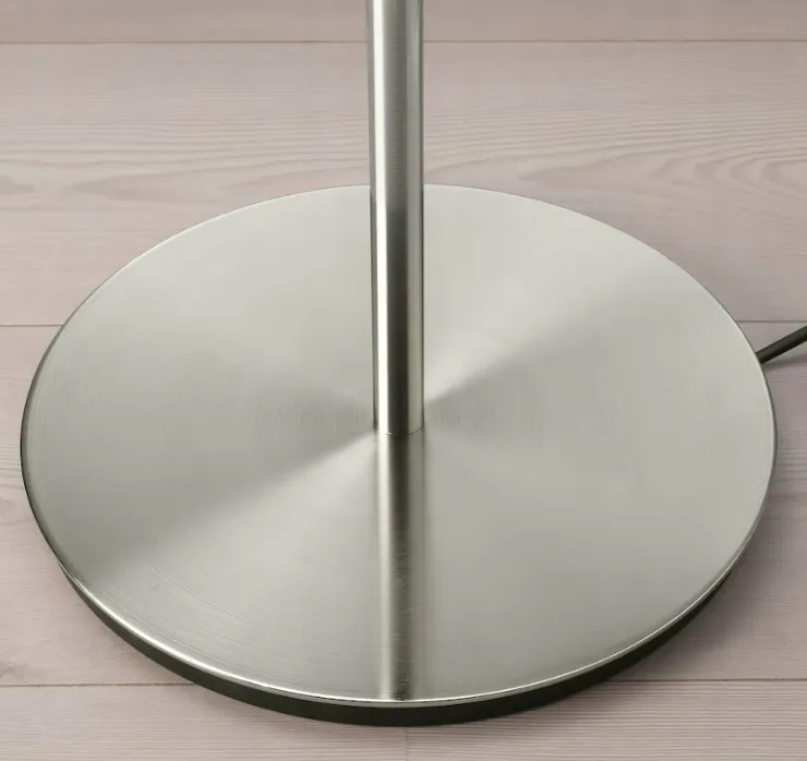ikea-ringsta-skaftet-lampa-podlogowa-niklowano-stan-nowy