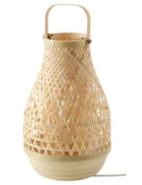 ikea-misterhult-lampa-stolowa-bambus-rattan-reczna