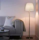 ikea-nyfors-lampa-podlogowa-niklowano-bialy-stan-nowy