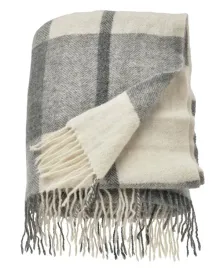 ikea-myrull-pled-koc-jasnoszary-krata-welna-130x170-cm