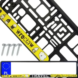 ramka-pod-tablice-rejestracyjna-4d-travel-wroclaw-wkrety