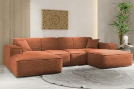 sofa-w-ksztalcie-u-siena-naroznik-tkanina-poso-ceglany