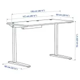 ikea-relatera-biurko-bialy-117x60-cm-stan-nowy