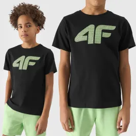 koszulka-chlopieca-4f-t-shirt-z-logo-sportowy-letni-bawelna-czarny-122