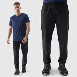 spodnie-treningowe-meskie-4f-sportowe-szybkoschnace-na-silownie-czarne-xl