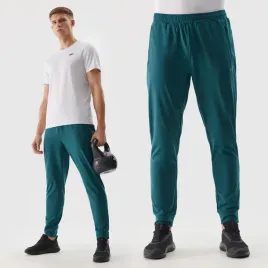spodnie-treningowe-meskie-4f-sportowe-szybkoschnace-regular-zielone-m