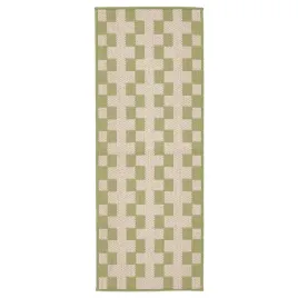 ikea-gangstig-mata-kuchenna-tkany-na-plasko-zielony-kremowy-45x120-cm