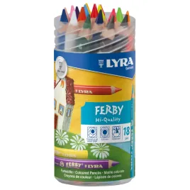 lyra-kredki-ferby-trojkatne-jumbo-18-kolorow