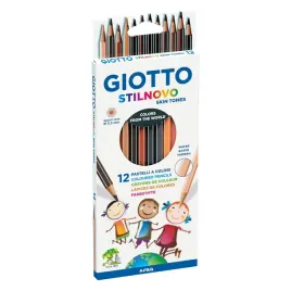 giotto-kredki-drewniane-odcienie-skory-68mm