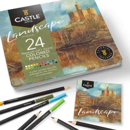castle-art-kredki-24-kolory-pejzaz-metalowe-pudelko