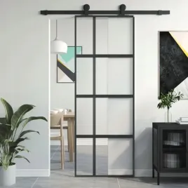 drzwi-przesuwne-czarne-76x205-cm-szklo-hartowane-aluminium