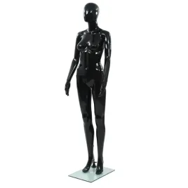manekin-damski-ze-szklana-podstawa-czarny-blyszczacy-175-cm