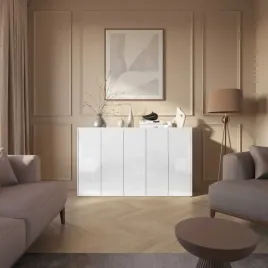komoda-easy-szerokosc-156-cm-biala-polysk-dab-scandi-oswietlenie-led-piec