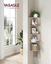 polka-narozna-vasagle-5-poziomowa-wiszaca-songmics-20-x-20-cm-szaro-bezowy