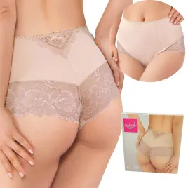 wysokie-majtki-damskie-z-koronka-bezowe-ewana-figi-099-xl