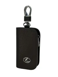skorzane-etui-na-klucze-lexus-logo-kluczyk-brelok-elegancki-braz