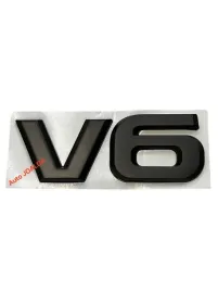 emblemat-znaczek-v6-metalowy-czarny-mat-samoprzylepny-znaczek-75x31-cm
