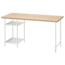 ikea-lagkapten-spand-biurko-dab-bejcowany-na-bialo-bialy-140x60-cm