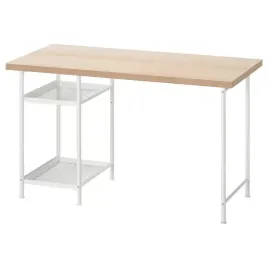 ikea-lagkapten-spand-biurko-dab-bejcowany-na-bialo-bialy-120x60-cm