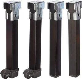 imex-the-fox-zestaw-4-nozek-z-kolami-metalowy-250-x-30-x-30-mm