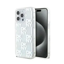 dkny-liquid-glitter-multilogo-etui-iphone-15-pro-max-bialy