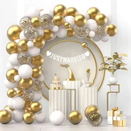 balony-weselne-girlanda-xxl-dekoracja-sali-bialo-zlota-baner-just-married
