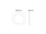 plafon-okragly-ledline-bialy-6szt-stan-nowy