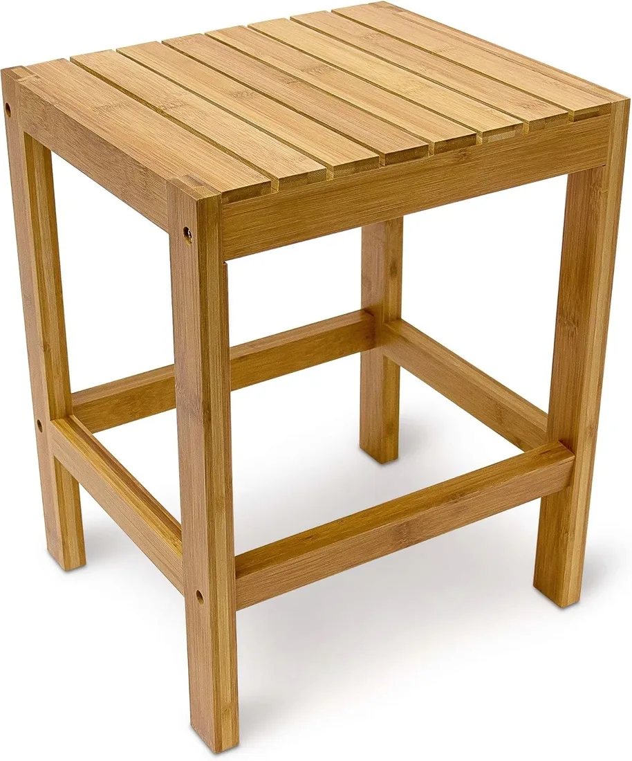 taboret-relaxdays-zolty-40-cm-stan-nowy