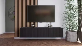 szafka-rtv-wiszaca-kolder-szerokosc-150-cm-czarny-mat-ryflowany-front-do-sa