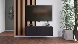 szafka-rtv-wiszaca-kolder-szerokosc-100-cm-czarny-mat-ryflowany-front-do-sa