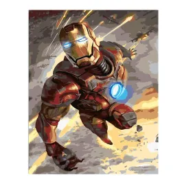 malowanie-po-numerach-obrazy-do-malowania-latajacy-iron-man-40-x-50-cm