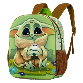 plecak-3d-przedszkolny-jednokomorowy-grogu-baby-yoda-zielony-26x31x11cm