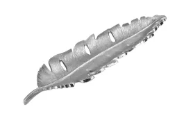 patera-metalowa-srebrna-lisc-49-cm