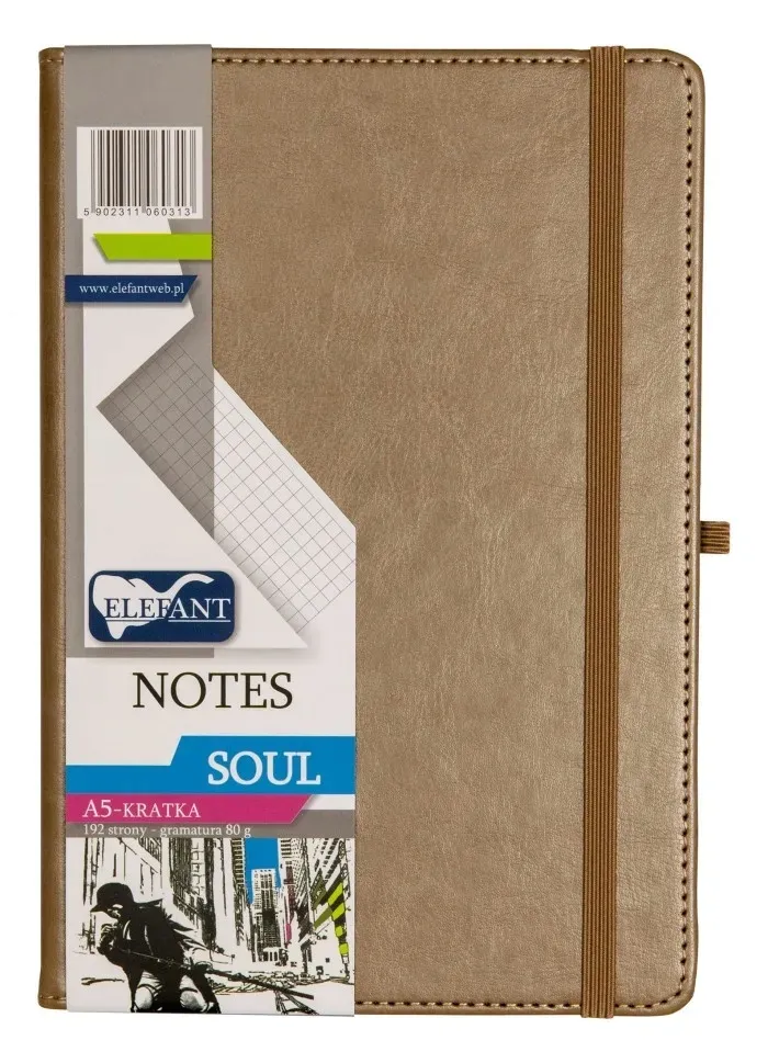 notes-a5-kratka-soul-szary-stan-nowy