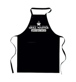 czarny-fartuch-z-nadrukiem-kuchenny-do-grill-master-krol-meski-dzien-ojca