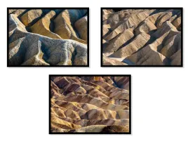 obraz-w-ramie-53x73cm-tryptyk-komplet-3-obrazow-badlands-dakota-usa-p1007