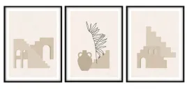 obraz-plakat-w-ramie-53x73cm-tryptyk-komplet-3obrazow-minimalizm-boho-p2123
