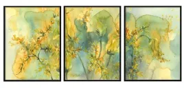obraz-plakat-w-ramie-53x73cm-tryptyk-komplet-3-obrazow-zestaw-kwiaty-p1888