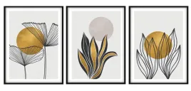 obraz-plakat-w-ramie-tryptyk-53x73-cm-kwiaty-p2131